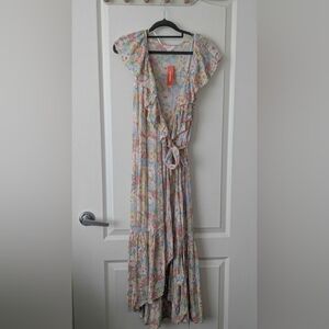 Jillian Harris x Joe Fresh Floral Wrap Dress